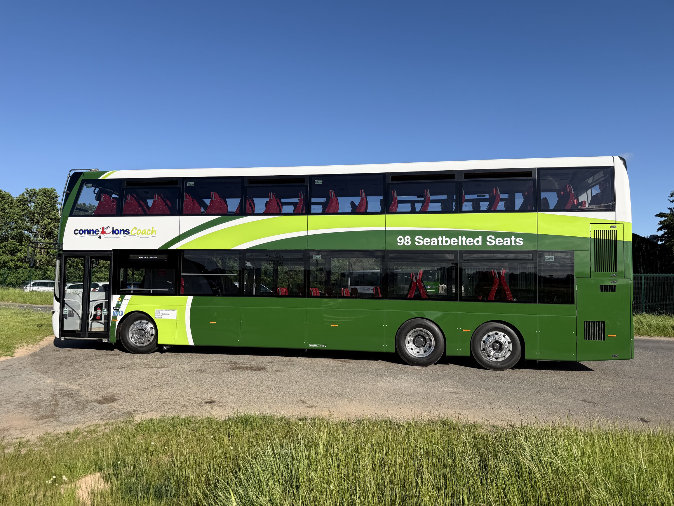 The new 98 seat double decker