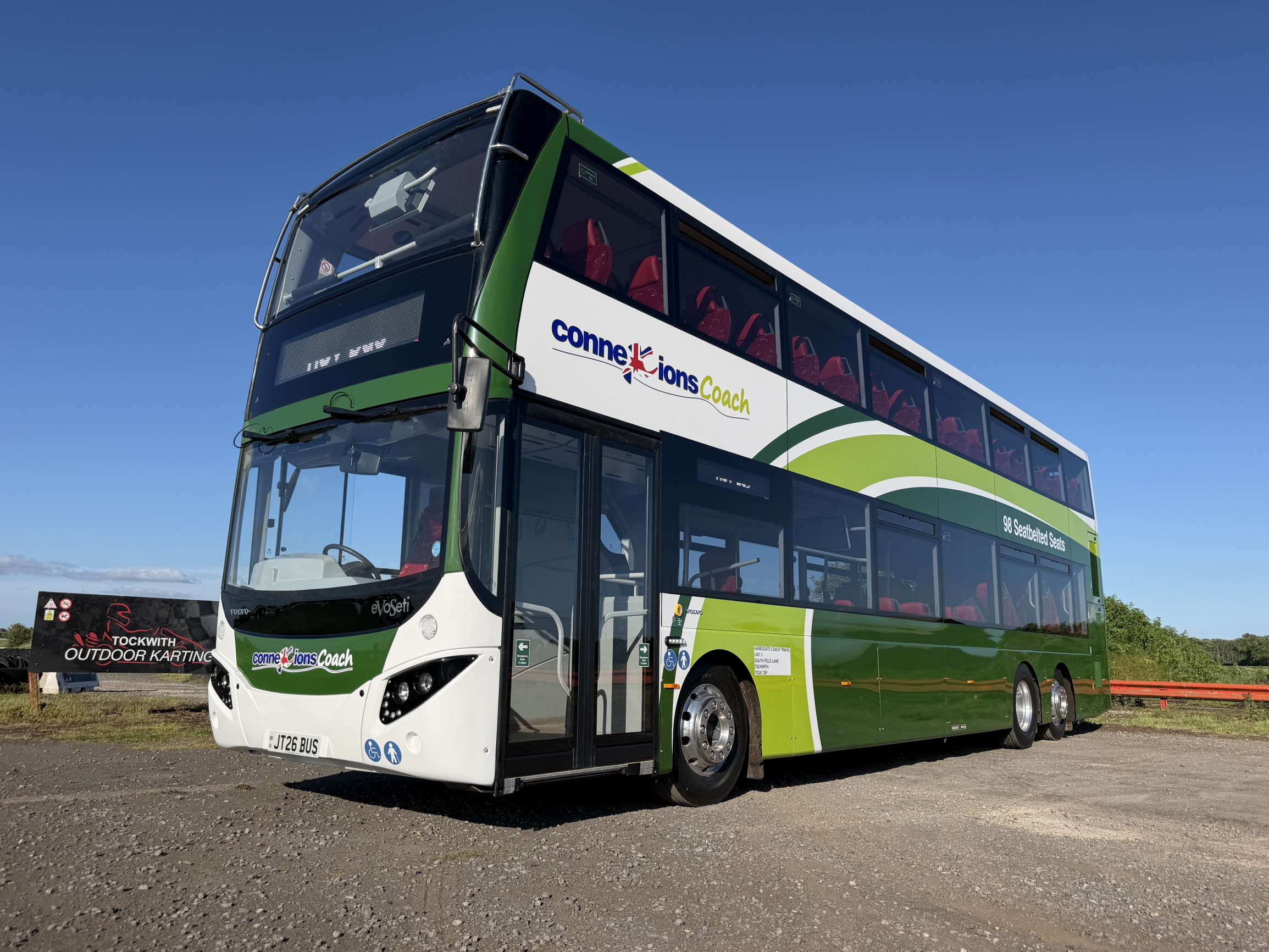 The new 98 seat Volvo double decker