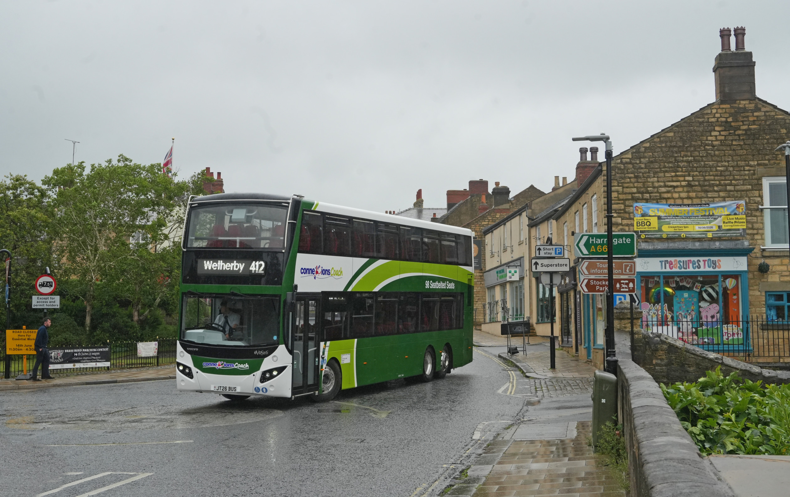 The 98 seat double decker
